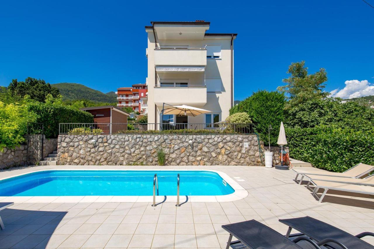 Pool Apartment Maurina Opatija With Sea View Ičići Exterior foto